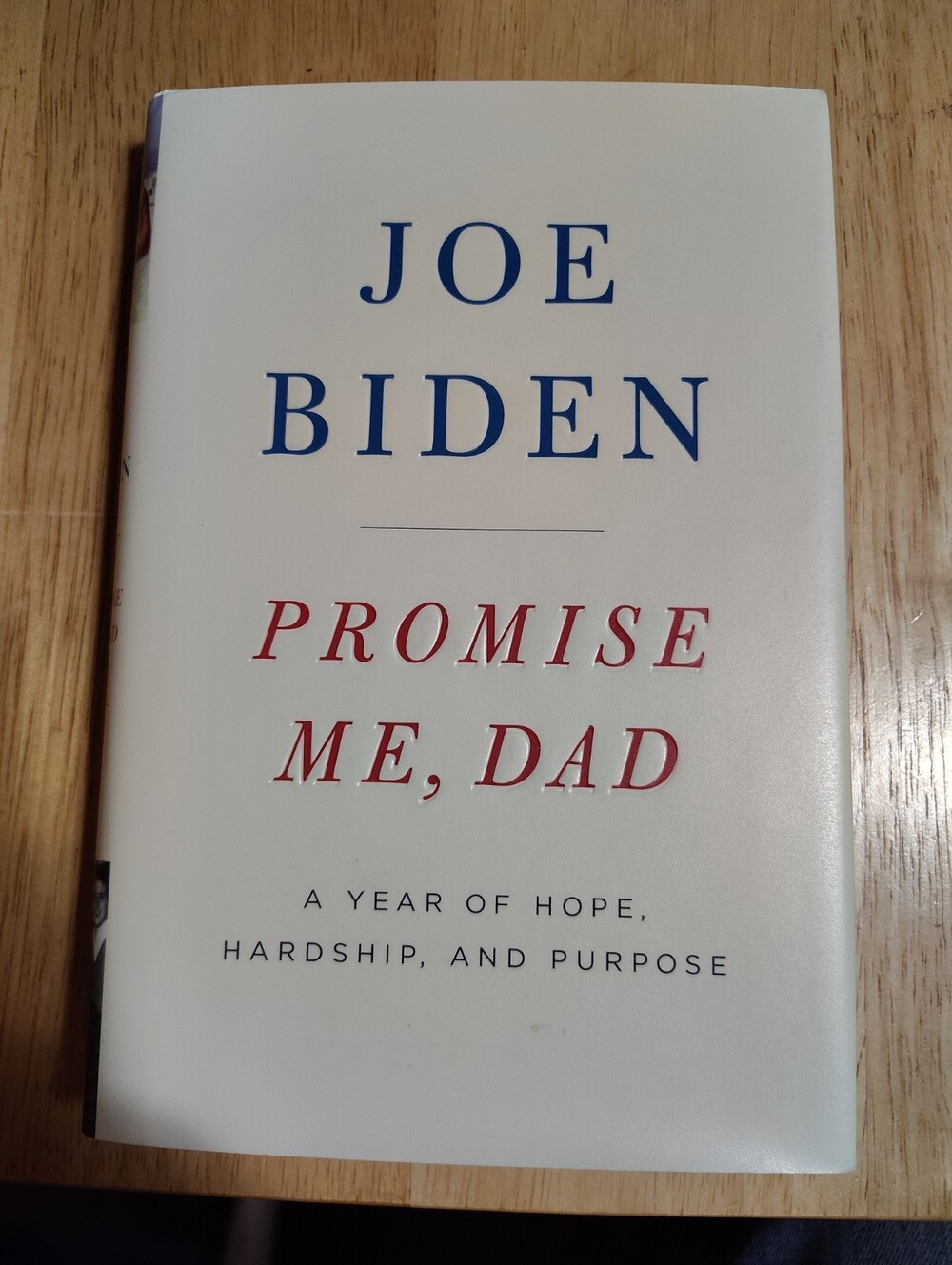 Promise Me, Dad : A Year of Hope, Hardship, and Purpose by Joe Biden 1st Edition